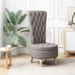 Καναπέ με κουβέρτα Taupe 56,5 x 70 x 110 εκ ύφασμα |42020683