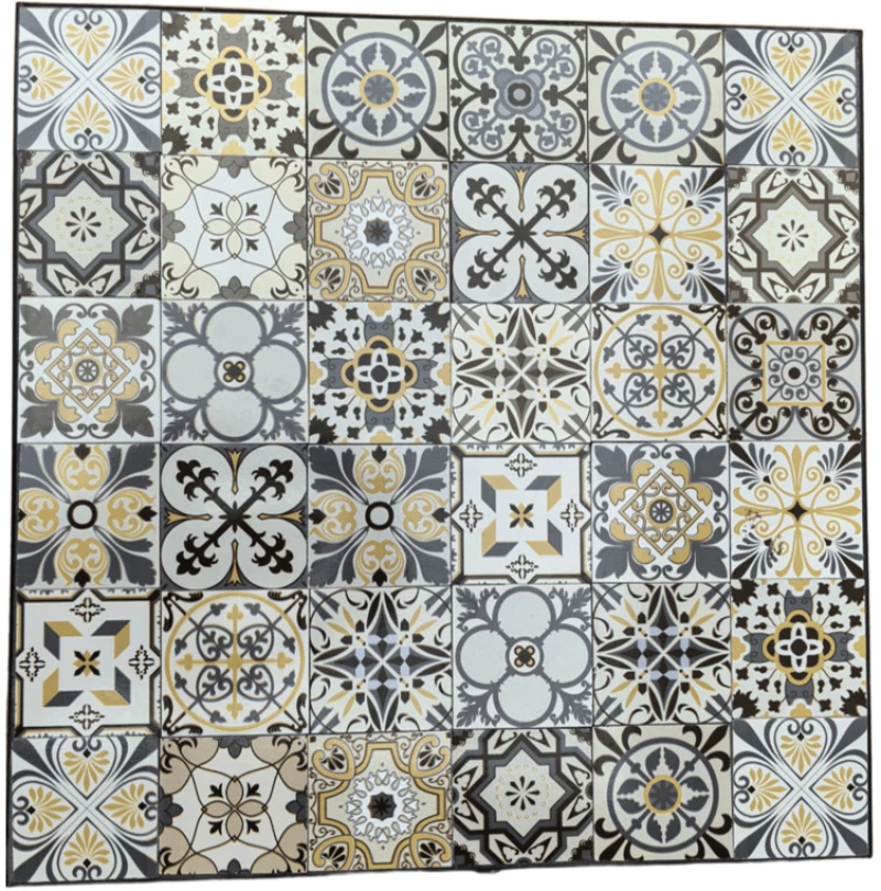 ROYAL ΤΡΑΠΕΖΙ ΚΕΡΑΜΙΚΟ ΜΩΣΑΪΚΟ 4ΓΩΝΟ 60Χ60Χ71cm