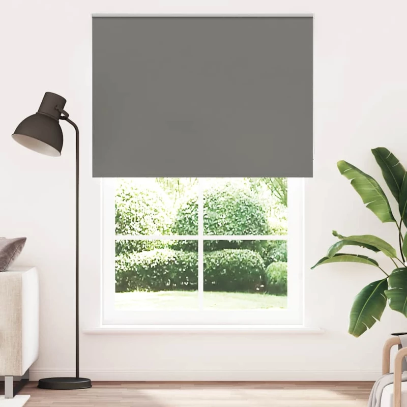 Roller Blind Blackout γκρί 150x230 cm Πλάτος υφάσματος 146,6cm |4011216