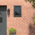 Παράθυρο Κάτω Στρώματος RISOR Ανθρακί 60 x 100 cm PVC και Γυαλί |42047318