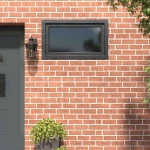 Παράθυρο Κάτω Στρώματος RISOR Ανθρακί 100 x 70 cm PVC και Γυαλί |42047336