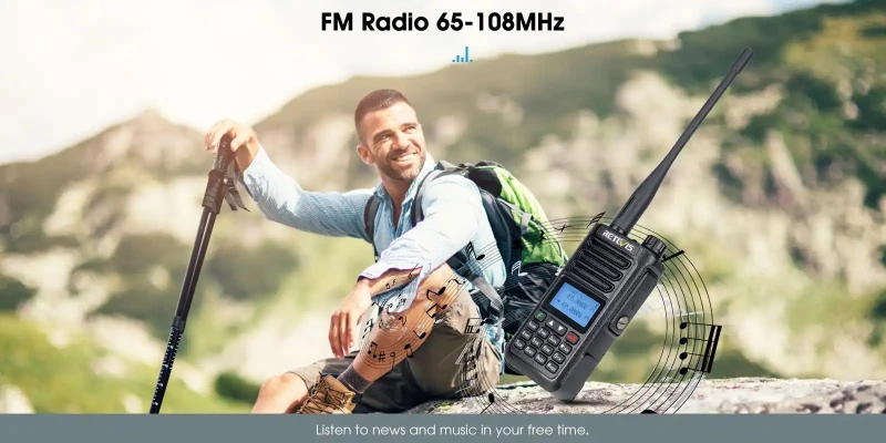 ΠΟΜΠΟΔΕΚΤΗΣ RETEVIS RA89,VHF/UHF, 10W, IP68 Waterproof (EU Ver.)