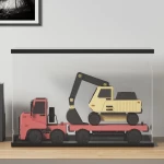 vidaXL Κουτί Βιτρίνας Διαφανές Ακρυλικό 56x36x37 εκ.