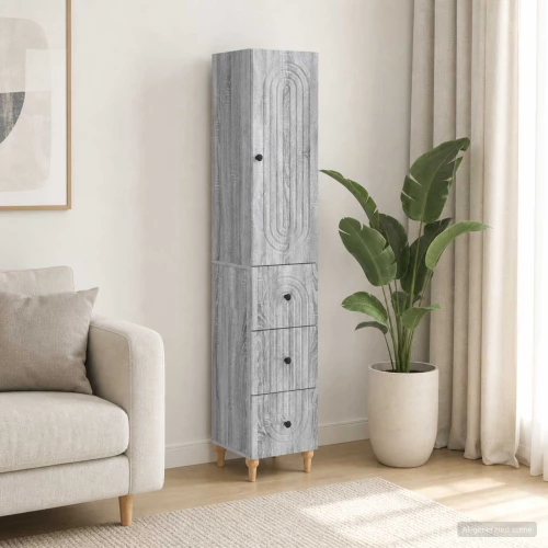 Σέτ Ντουλαπιών 2 pcs 33 x 34,5 x 90 εκ Επεξεργασμένο Ξύλο |3416472