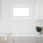 Παράθυρο Κάτω Στρώματος RISOR 90 x 70 cm PVC και Γυαλί Λευκό |42052409