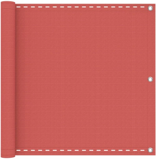 Οθόνη Μπαλκονιού Τερακότα 120 x 700 cm HDPE και Αλουμίνιο |4002965