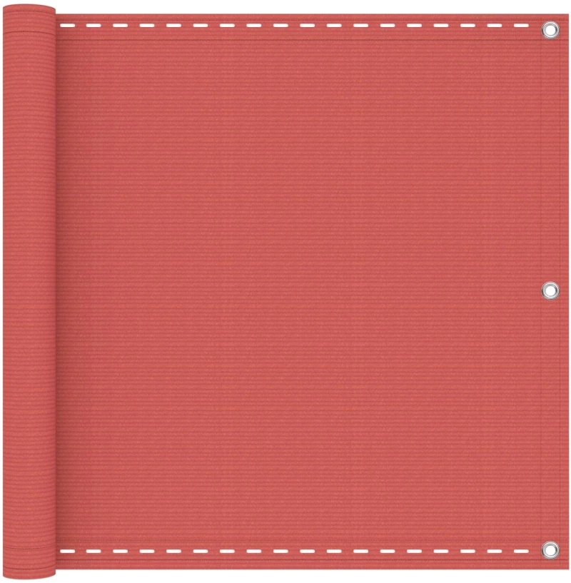 Οθόνη Μπαλκονιού Τερακότα 90 x 800 cm HDPE και Αλουμίνιο |4002958