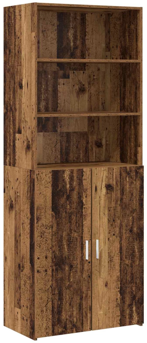 Highboard Παλαιωμένο ξύλο 70 x 42,5 x 185 εκ Επεξεργασμένο Ξύλο |3446610