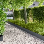 Περίγραμμα γκαζόν 20 pcs 102 x 15 x 4 εκ. Ατσάλι Ανθρακί |8008770
