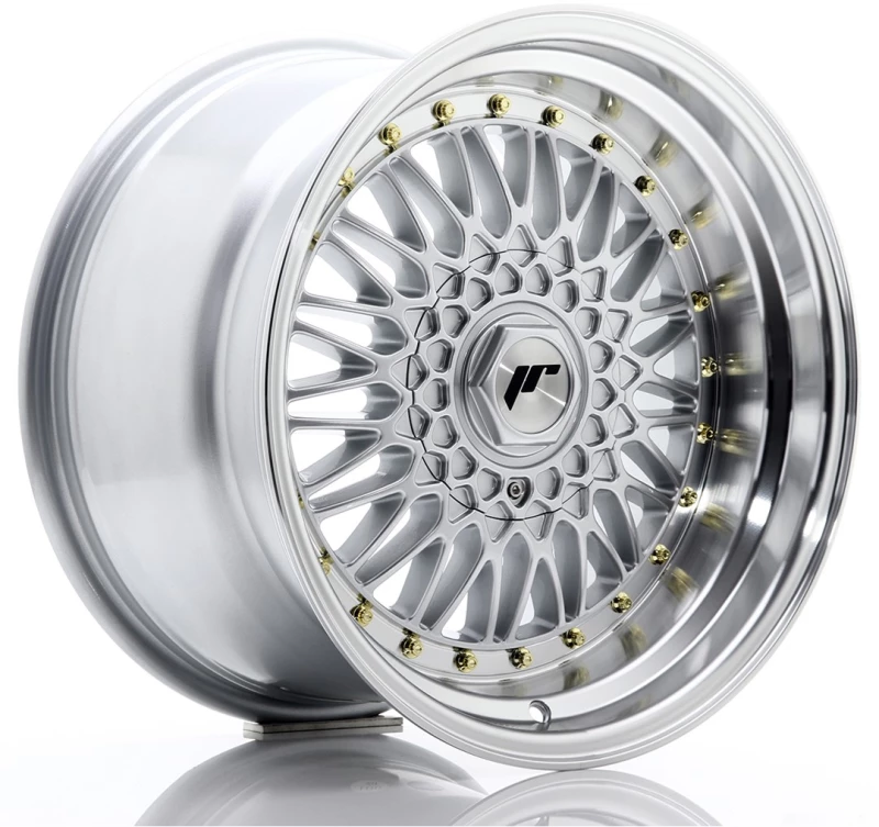 JR Wheels JR9 17x10 ET20 4x100/108 Silver w/Machined Lip