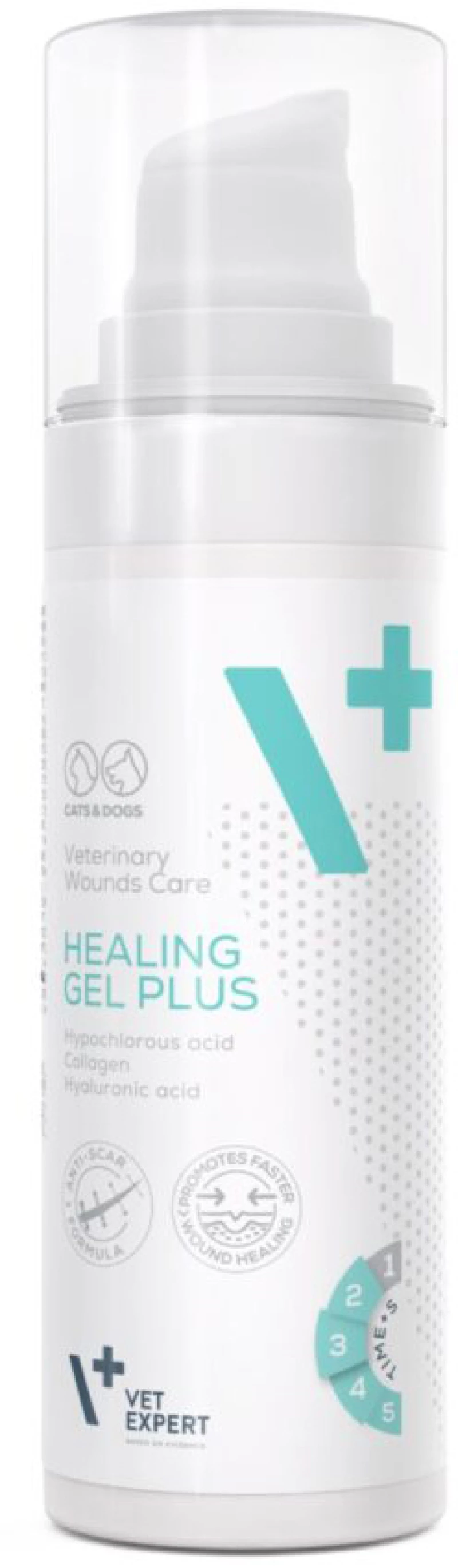 Vetexpert Healing Gel Plus για Επούλωση Πληγών σε Σκύλους και Γάτες 30ml