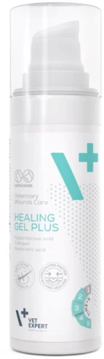 Vetexpert Healing Gel Plus για Επούλωση Πληγών σε Σκύλους και Γάτες 30ml
