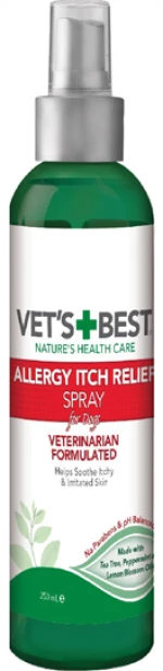 Vet's Best Allergy Itch Relief Spray για Αλλεργίες σε Σκύλους 250ml