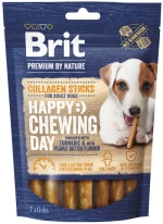 Λιχουδιά Σκύλου BRIT PR Collagen Sticks Turmeric & Peanut Butter 7τμχ / 50g