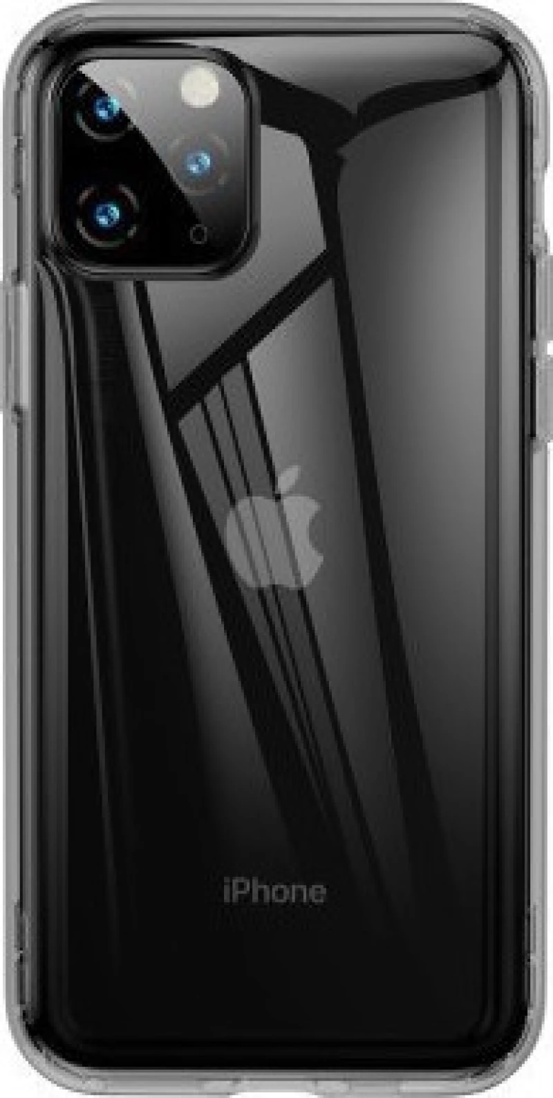 Baseus Drop-resistant TPU Back Cover Σιλικόνης Μαύρο (iPhone 11 Pro Max)