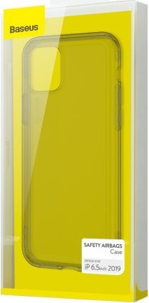 Baseus Drop-resistant TPU Back Cover Σιλικόνης Μαύρο (iPhone 11 Pro Max)