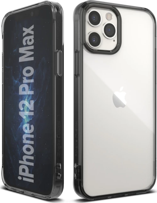 Ringke Fusion Back Cover Πλαστικό / Bumper Σιλικόνης Γκρι (iPhone 12 Pro Max)