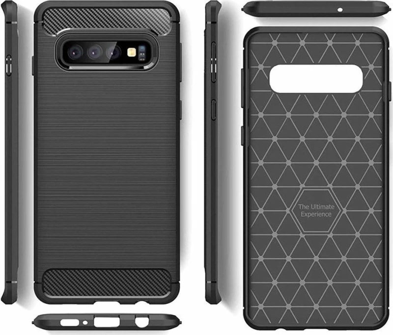 Carbon Brushed Μαύρο (Galaxy S10)