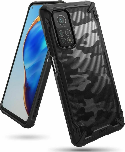 Ringke Fusion X Back Cover Πλαστικό Camo Black (Xiaomi Mi 10T / Mi 10T Pro)