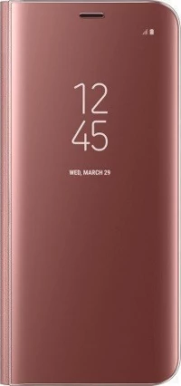 Clear View Book Ροζ (Galaxy A70)