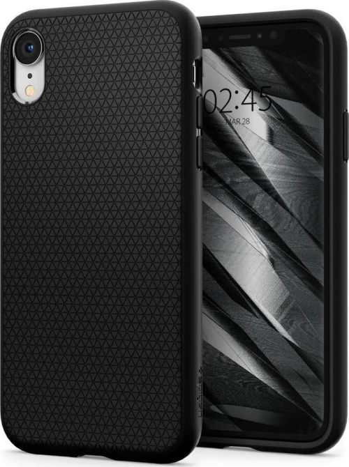 Spigen Liquid Air Back Cover Σιλικόνης Μαύρο Matte Black (iPhone XR)