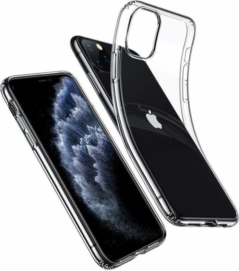 Back Cover Σιλικόνης Διάφανο (iPhone 11)
