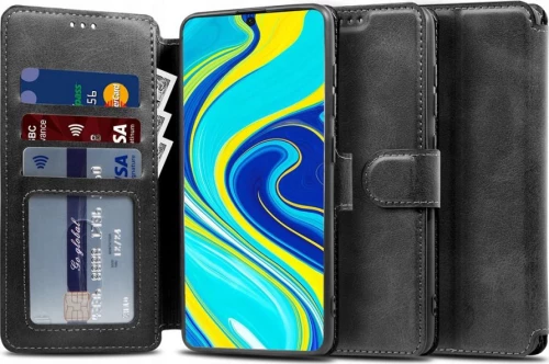 Tech-Protect Wallet Δερματίνης Μαύρο (Poco X3 NFC)