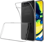 Back Cover Σιλικόνης Διάφανο (Galaxy A80)