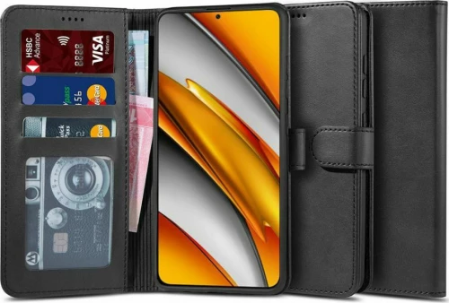 Tech-Protect Wallet 2 Δερμάτινο Μαύρο (Poco F3)