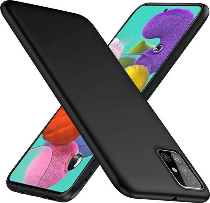 Back Cover Σιλικόνης Μαύρο (Galaxy A51)
