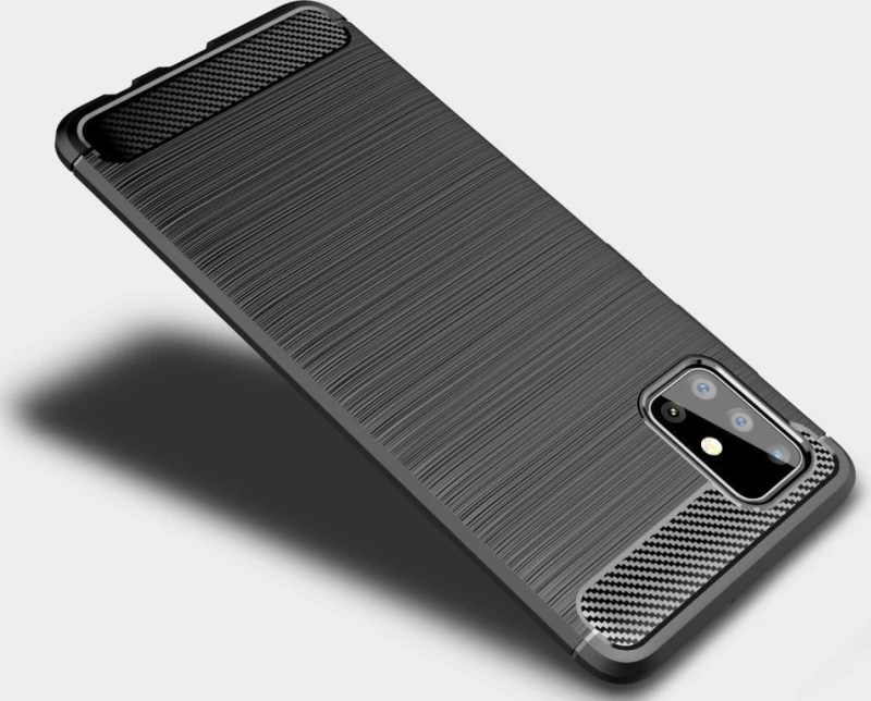 Carbon Back Cover Μαύρο (Galaxy A51)