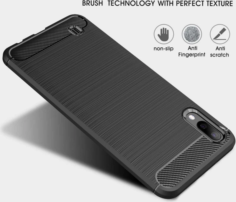 Carbon Back Cover Μαύρο (Galaxy A51)