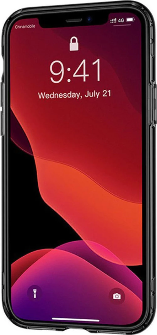 Baseus Drop-resistant TPU Back Cover Σιλικόνης Μαύρο (iPhone 11 Pro)