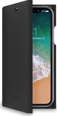 Celly Shell Μαύρο (iPhone X/Xs)