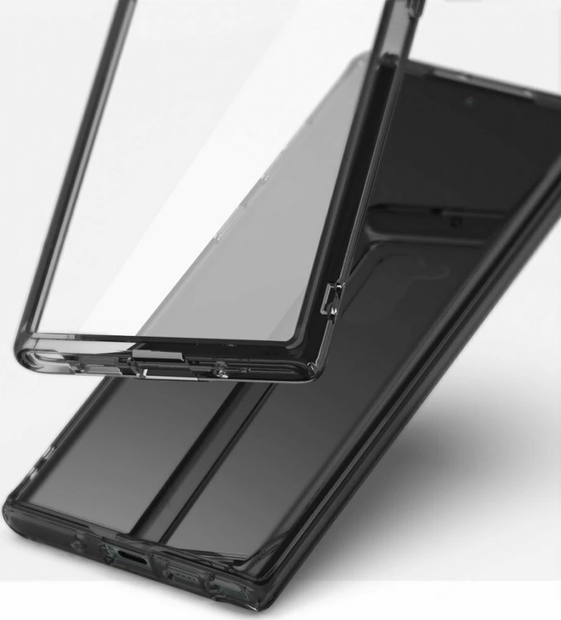 Ringke Fusion Back Cover Σιλικόνης Smoke Black (Galaxy Note 10)