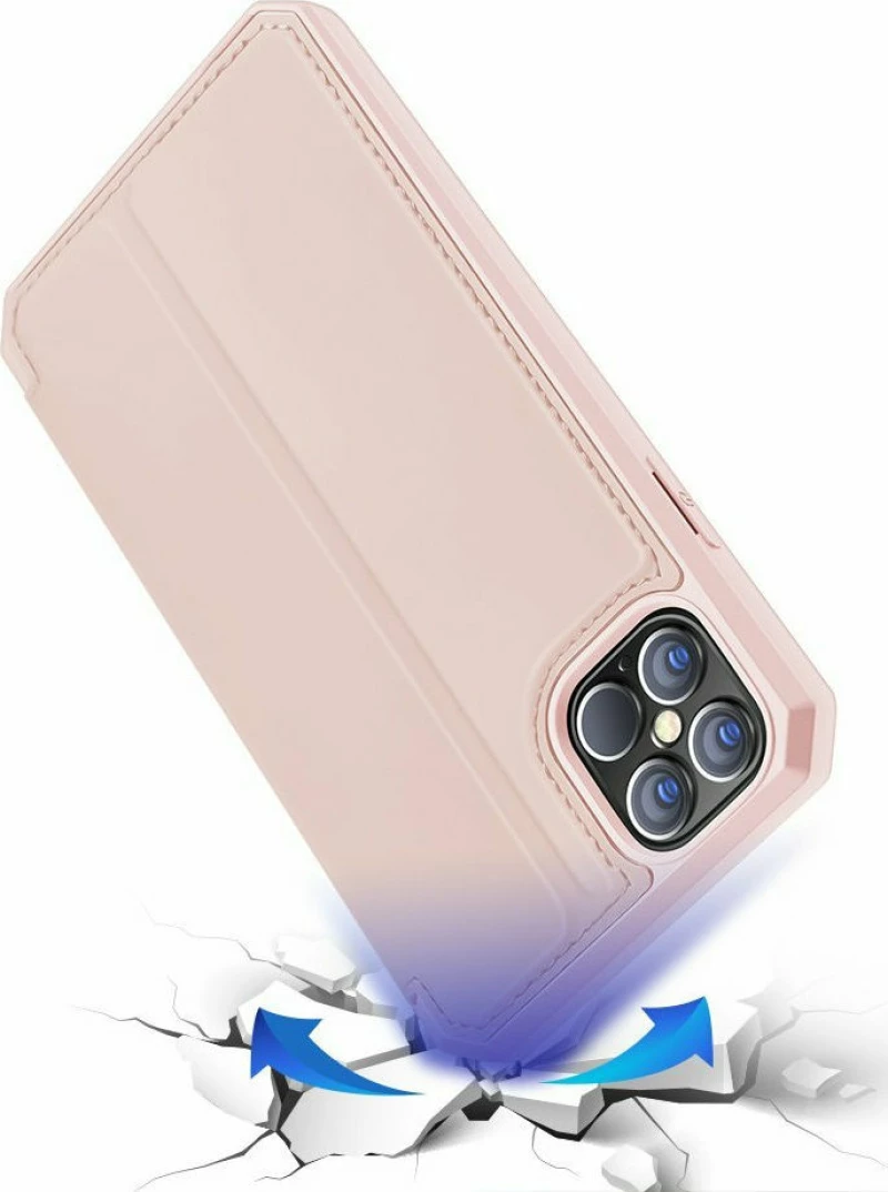 Dux Ducis Skin X Book Δερματίνης Ροζ (iPhone 12 Pro Max)