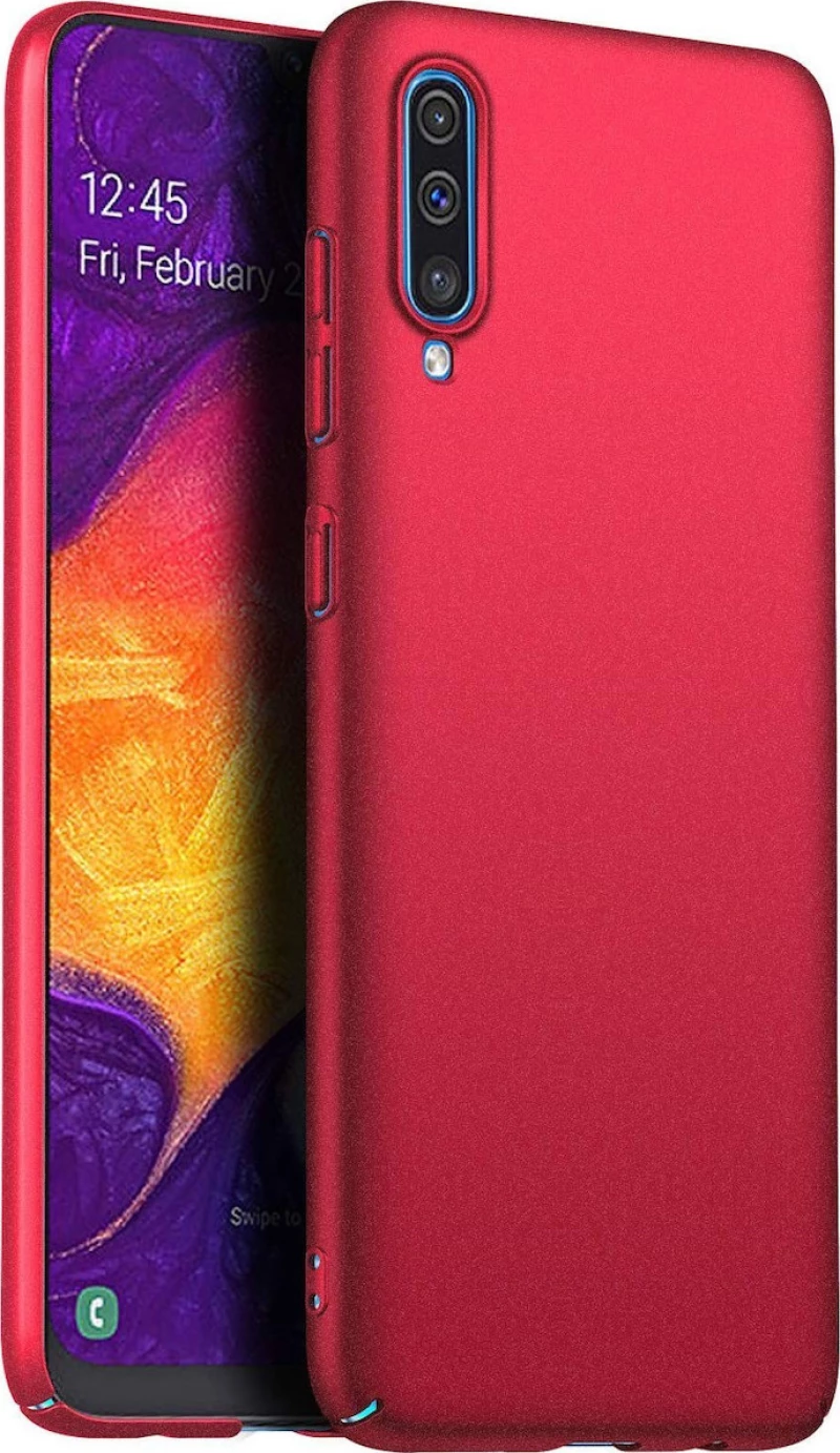 Back Cover Σιλικόνης Κόκκινο (Galaxy A50)