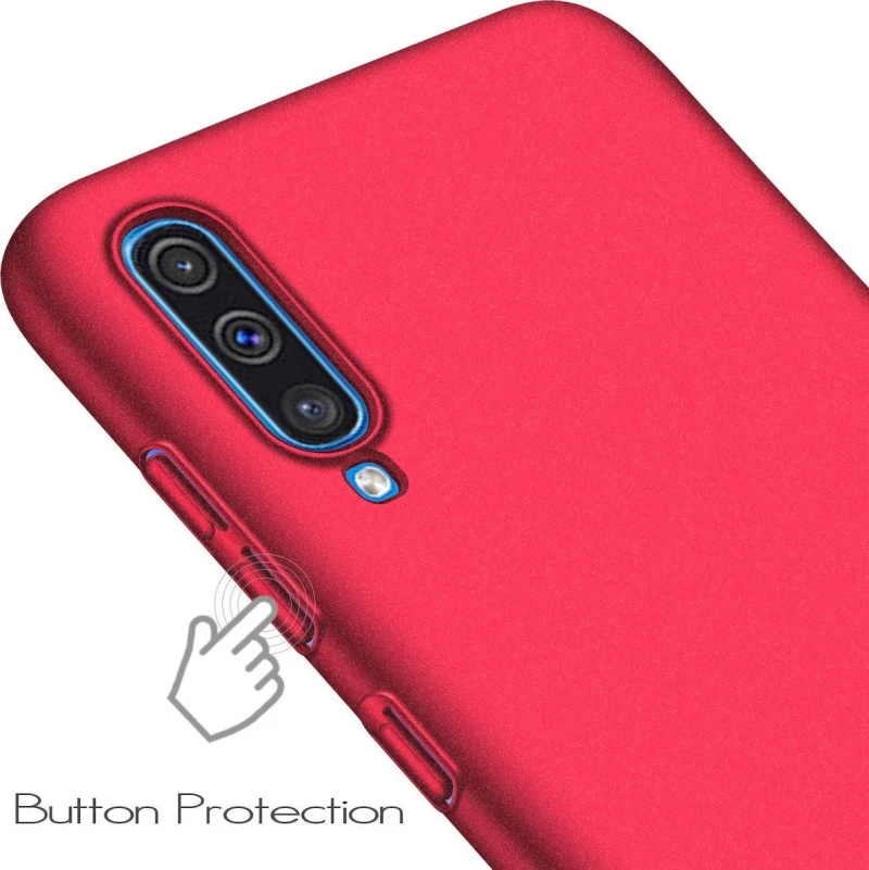 Back Cover Σιλικόνης Κόκκινο (Galaxy A50)