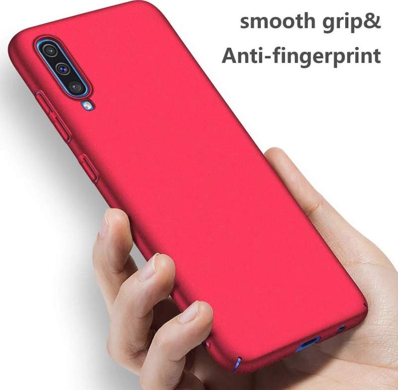 Back Cover Σιλικόνης Κόκκινο (Galaxy A50)