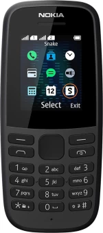 Nokia 105 (2019) Αγγλικό Μενού Black