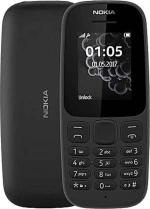 Nokia 105 (2019) Αγγλικό Μενού Black