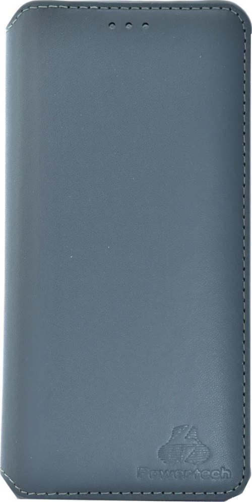 Powertech Slim Book Δερματίνης Γκρι (Galaxy A6 2018)