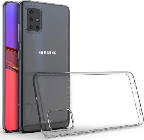 Back Cover Σιλικόνης Διάφανο (Galaxy A51)