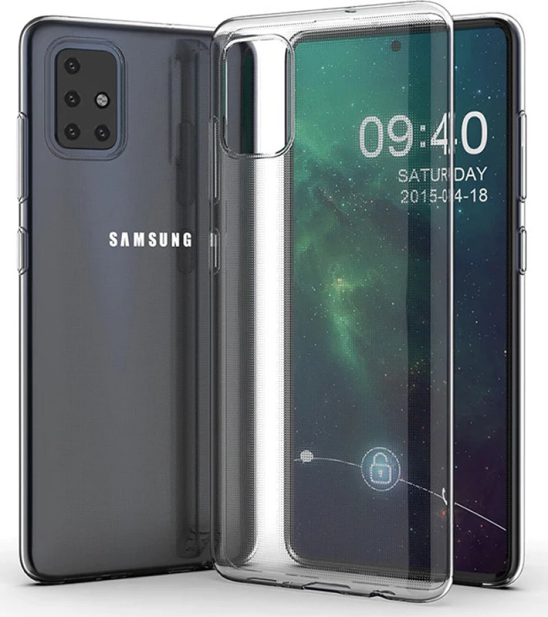 Back Cover Σιλικόνης Διάφανο (Galaxy A51)