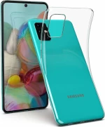 Back Cover Σιλικόνης Διάφανο (Galaxy A71)