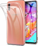 Back Cover Σιλικόνης Διάφανο (Galaxy A70)