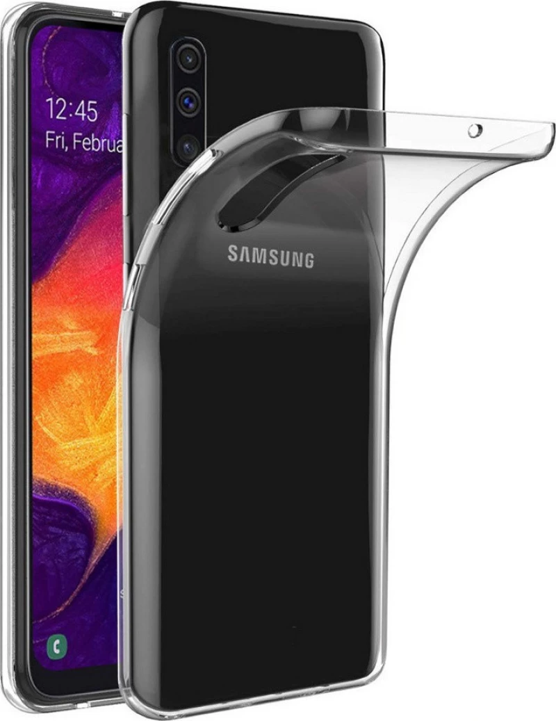 Back Cover Σιλικόνης Διάφανο (Galaxy A70)