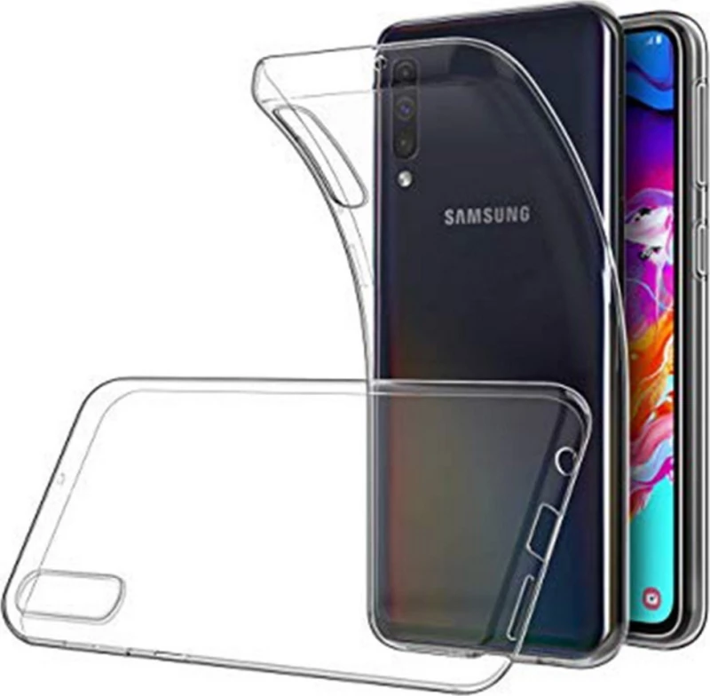 Back Cover Σιλικόνης Διάφανο (Galaxy A70)