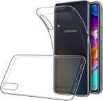 Back Cover Σιλικόνης Διάφανο (Galaxy A70)