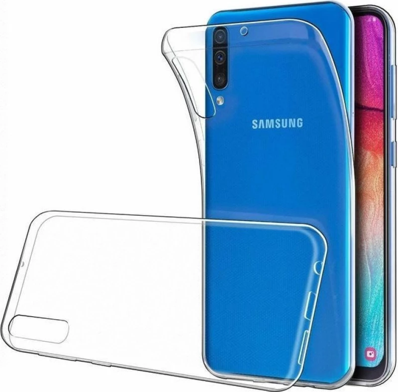 Back Cover Σιλικόνης Διάφανο (Galaxy A70)